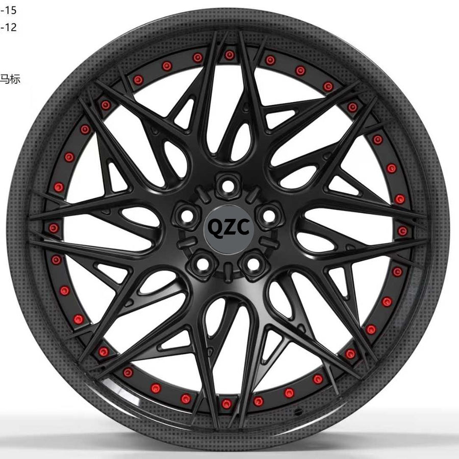 3-Piece Aluminum Alloy Forged Car Wheel Rims