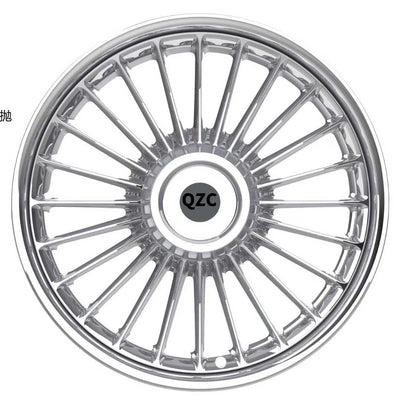 Two piece forged wheel hub