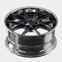 Two piece forged wheel hub