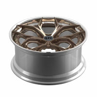 Customized two-piece forged wheel hub