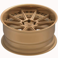 Two piece forged wheel hub
