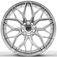 Customized two-piece forged wheel hub