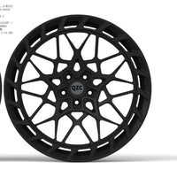 Forged aluminum passenger car wheels