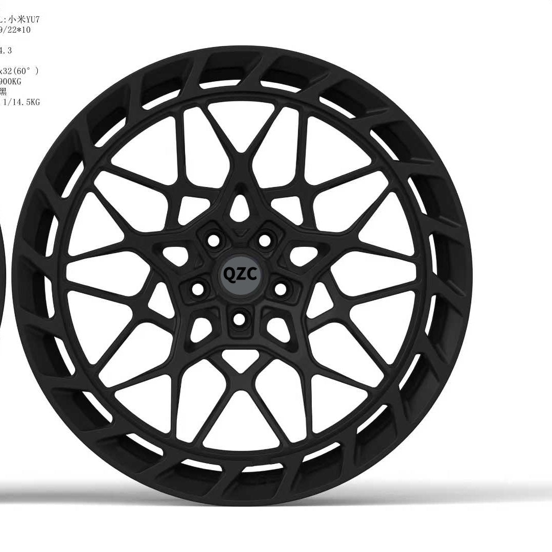 Forged aluminum passenger car wheels