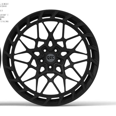 Forged aluminum passenger car wheels