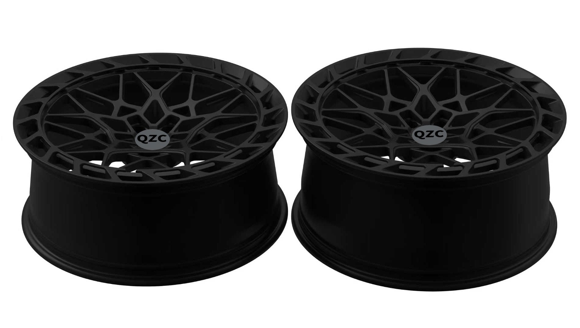 Forged aluminum passenger car wheels