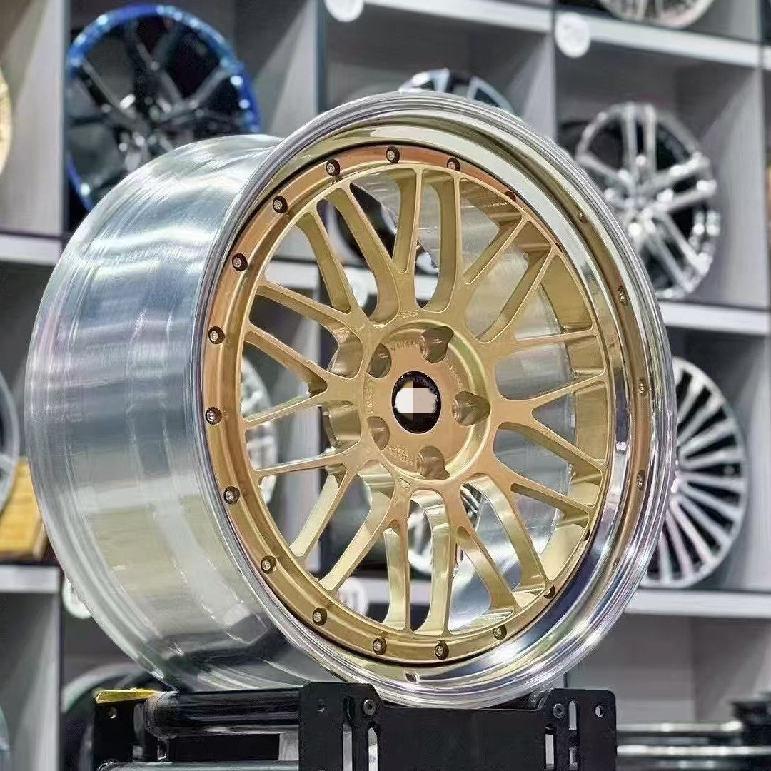 Customized two-piece forged wheels