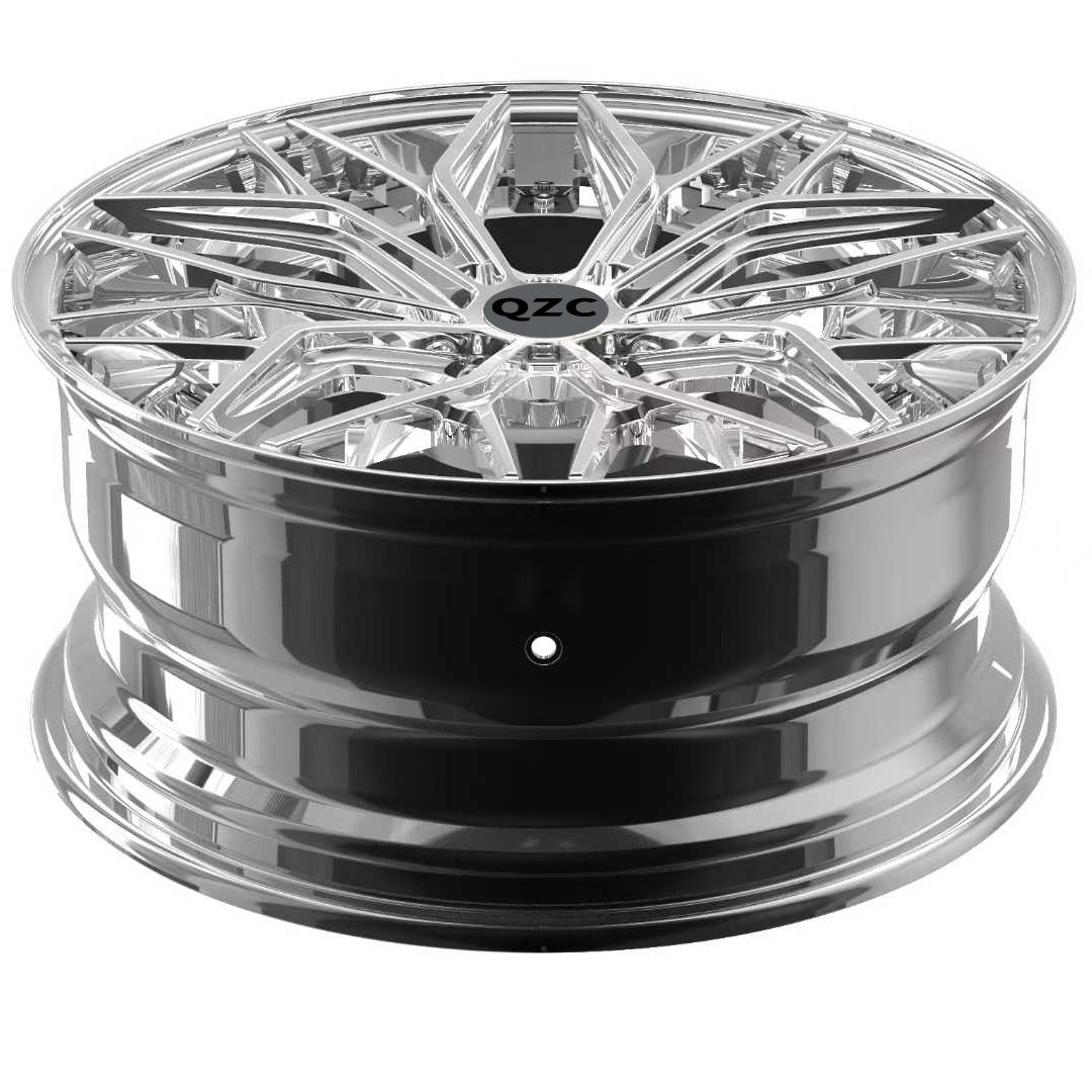 Customized two-piece forged wheel hub