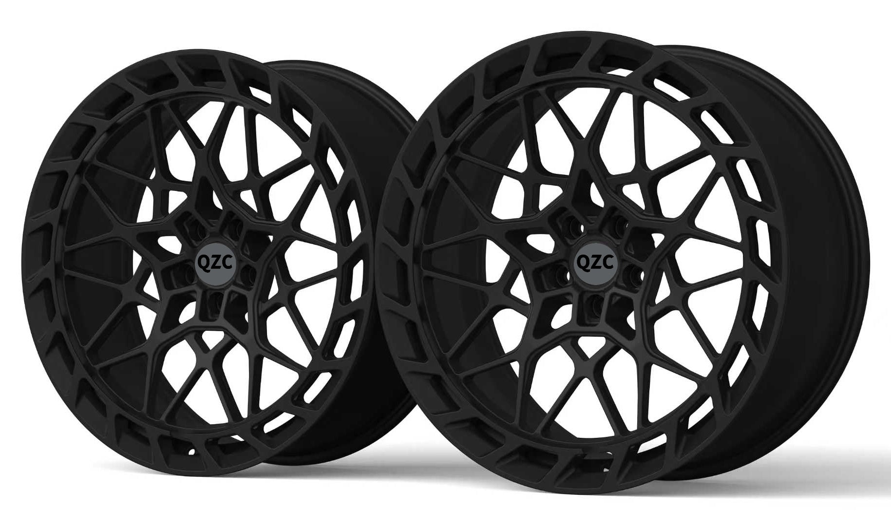 Forged aluminum passenger car wheels