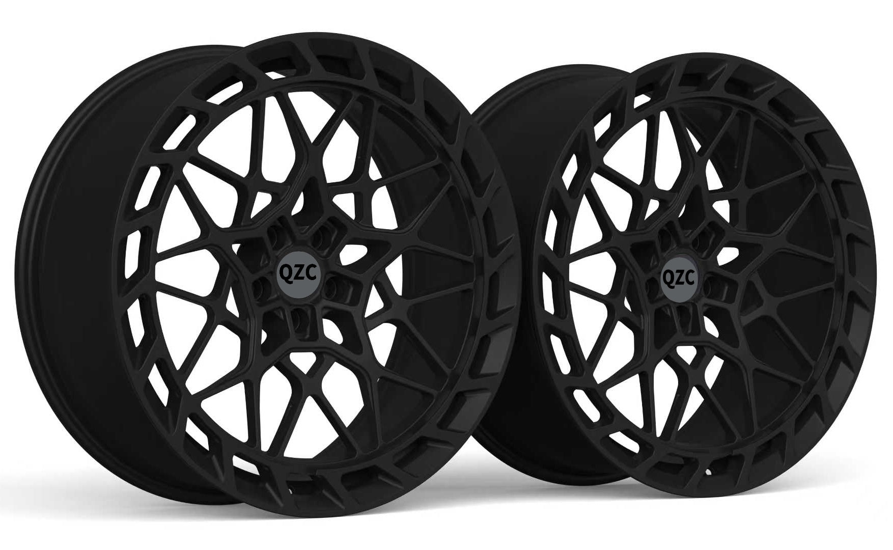 Forged aluminum passenger car wheels