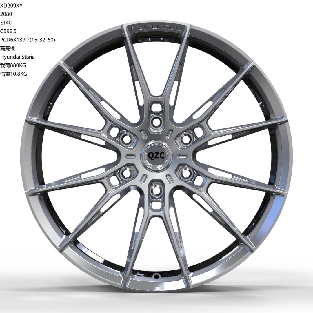 Customized forged wheel hub