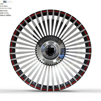 Personalized customized forged wheel hub