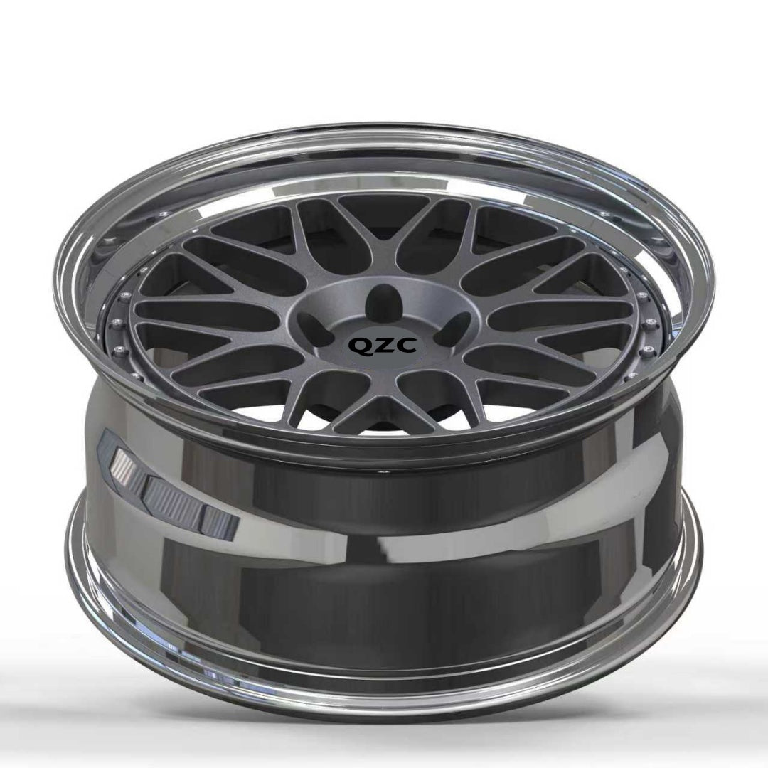 Customized two-piece forged wheel hub